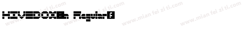 HIVEBOX-En Regular字体转换